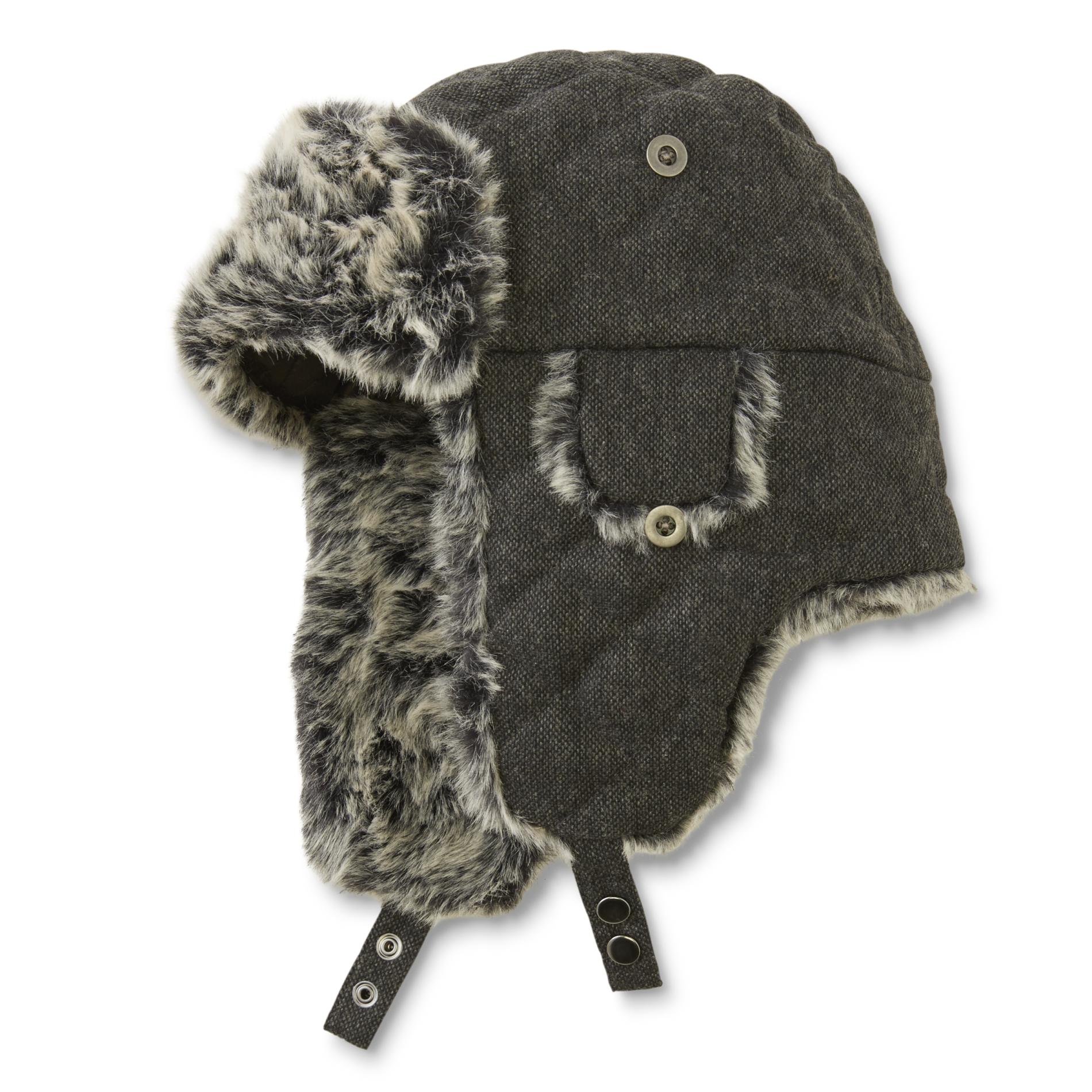 Dockers Men's Faux Fur Trapper Hat
