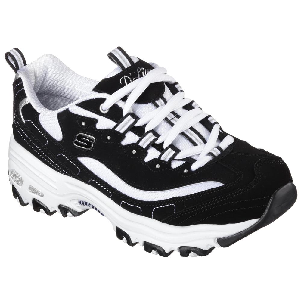 Skechers Women's Be Seen Athletic Shoe - Black/White