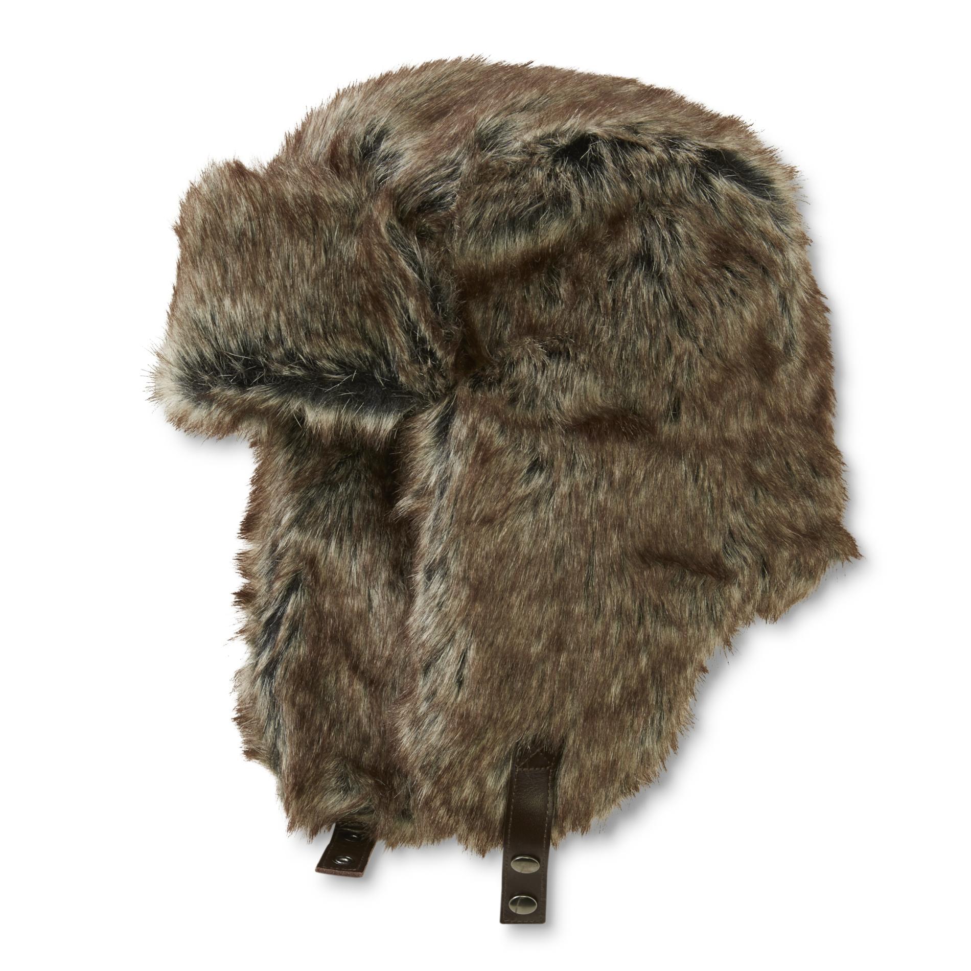 Dockers Men's Faux Fur Trapper Hat