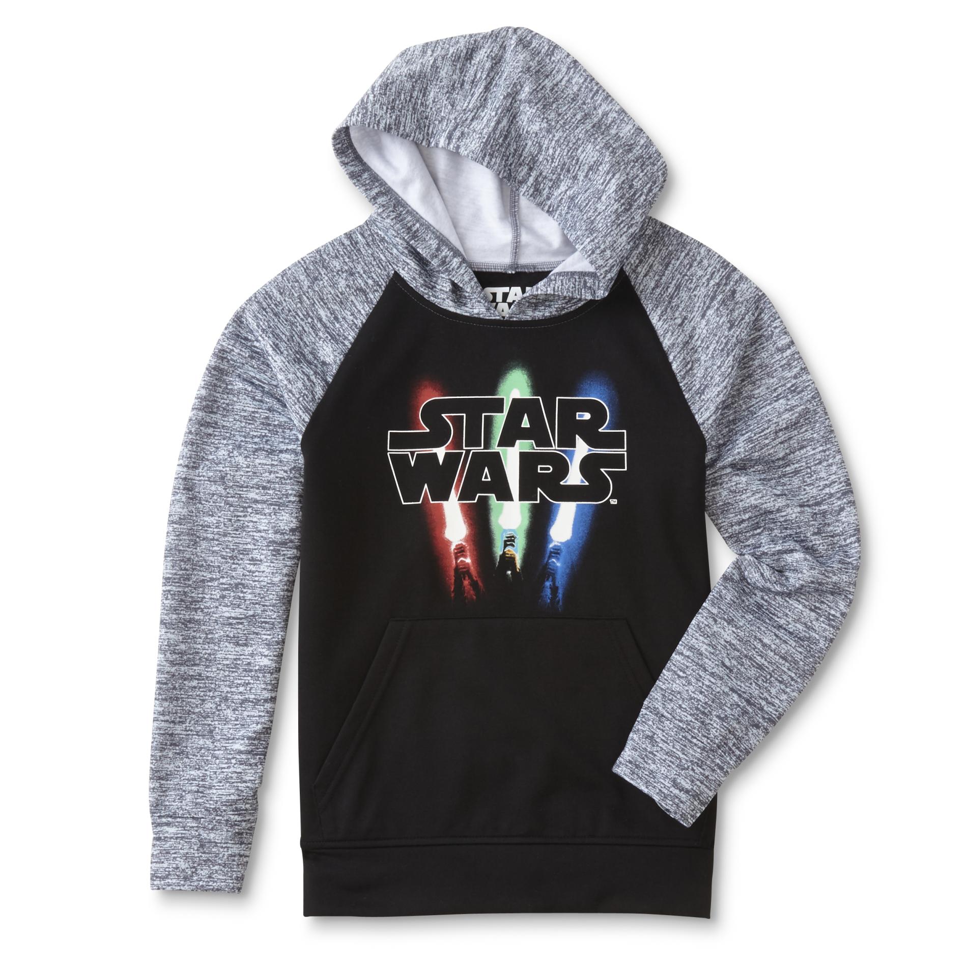 Lucasfilm Star Wars Boys' Hooded Sweatshirt - Space-Dyed