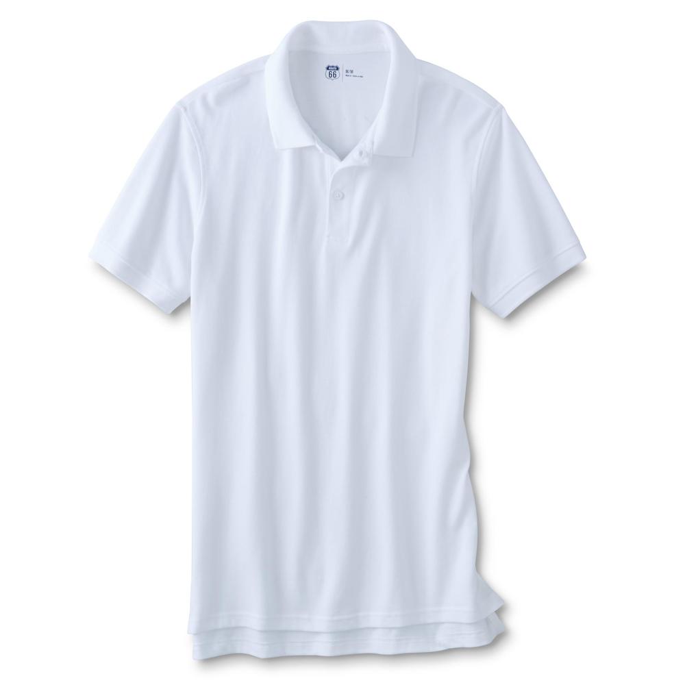 Route 66 Men's Pique Knit Polo Shirt