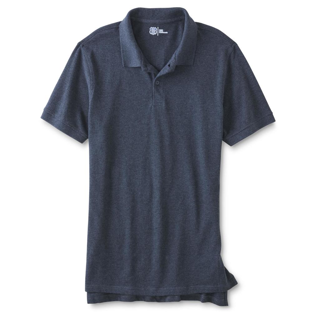 Route 66 Men's Pique Knit Polo Shirt