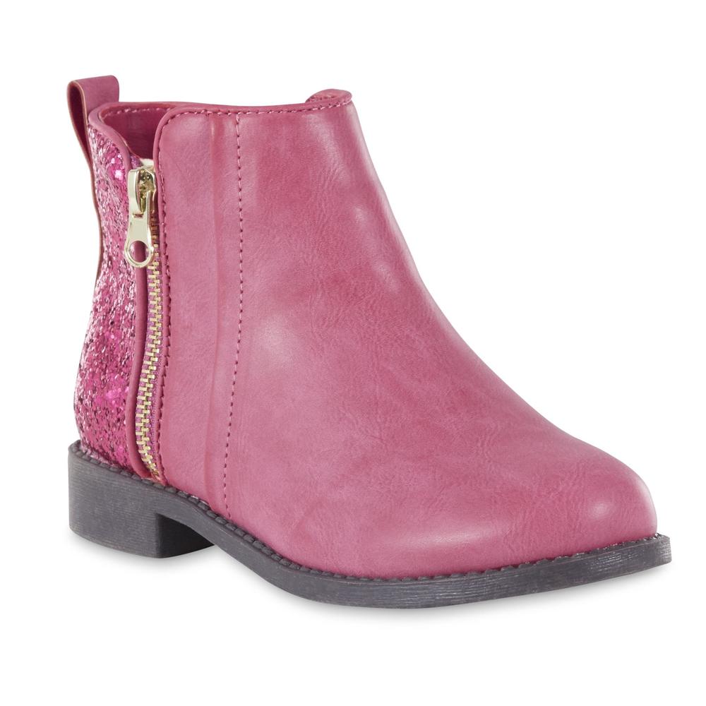 Canyon River Blues Girls' Sia Pink Glitter Ankle Boot