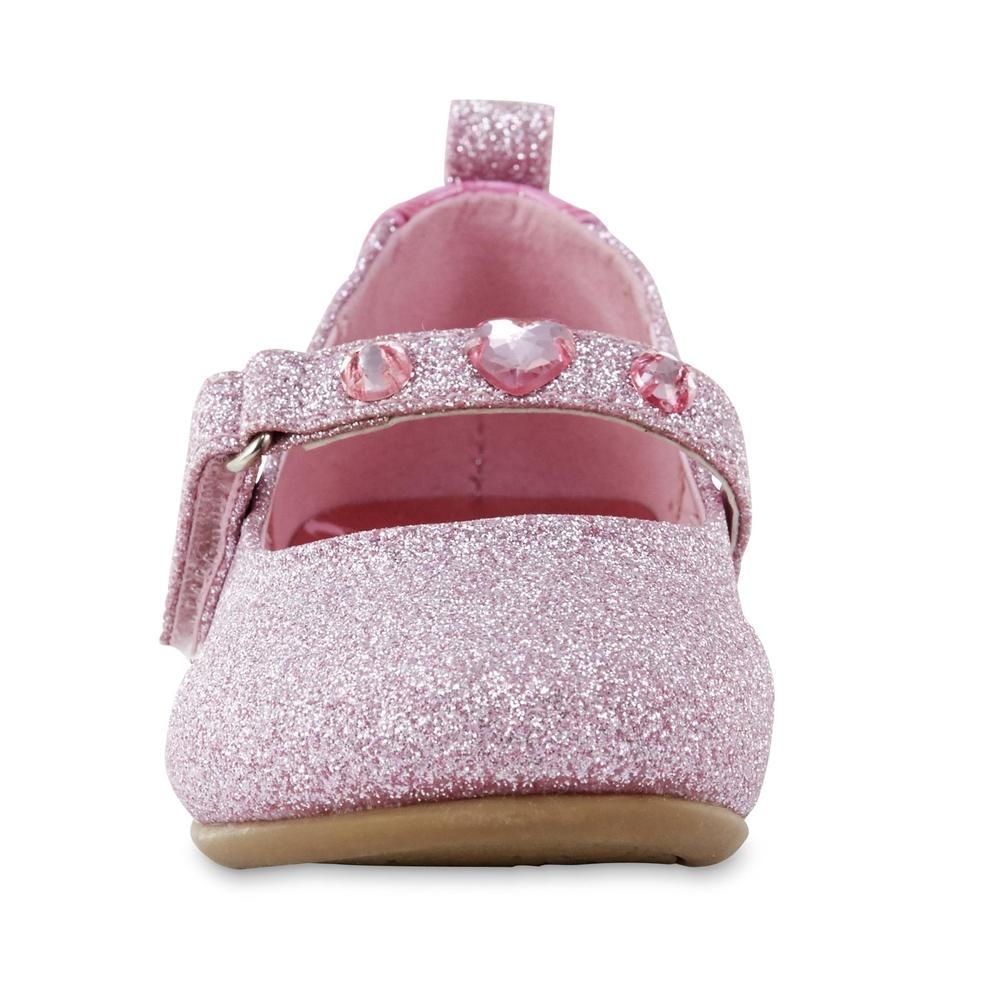 Disney Toddler Girls' Princesses Pink Mary Jane Shoe