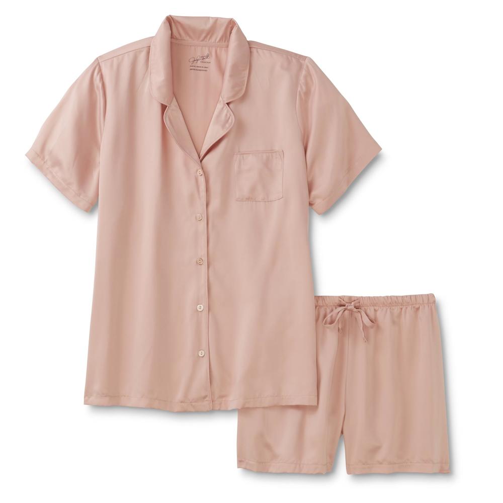 Jaclyn Smith Women's Plus Pajama Shirt & Shorts