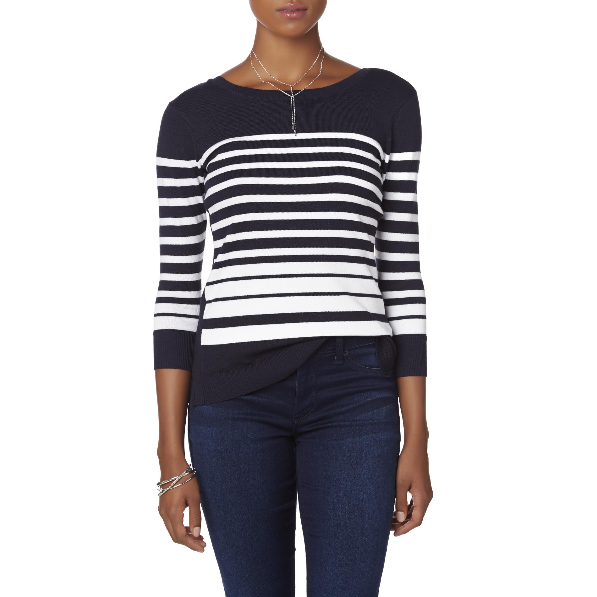Laura Scott Women's Sweater - Striped