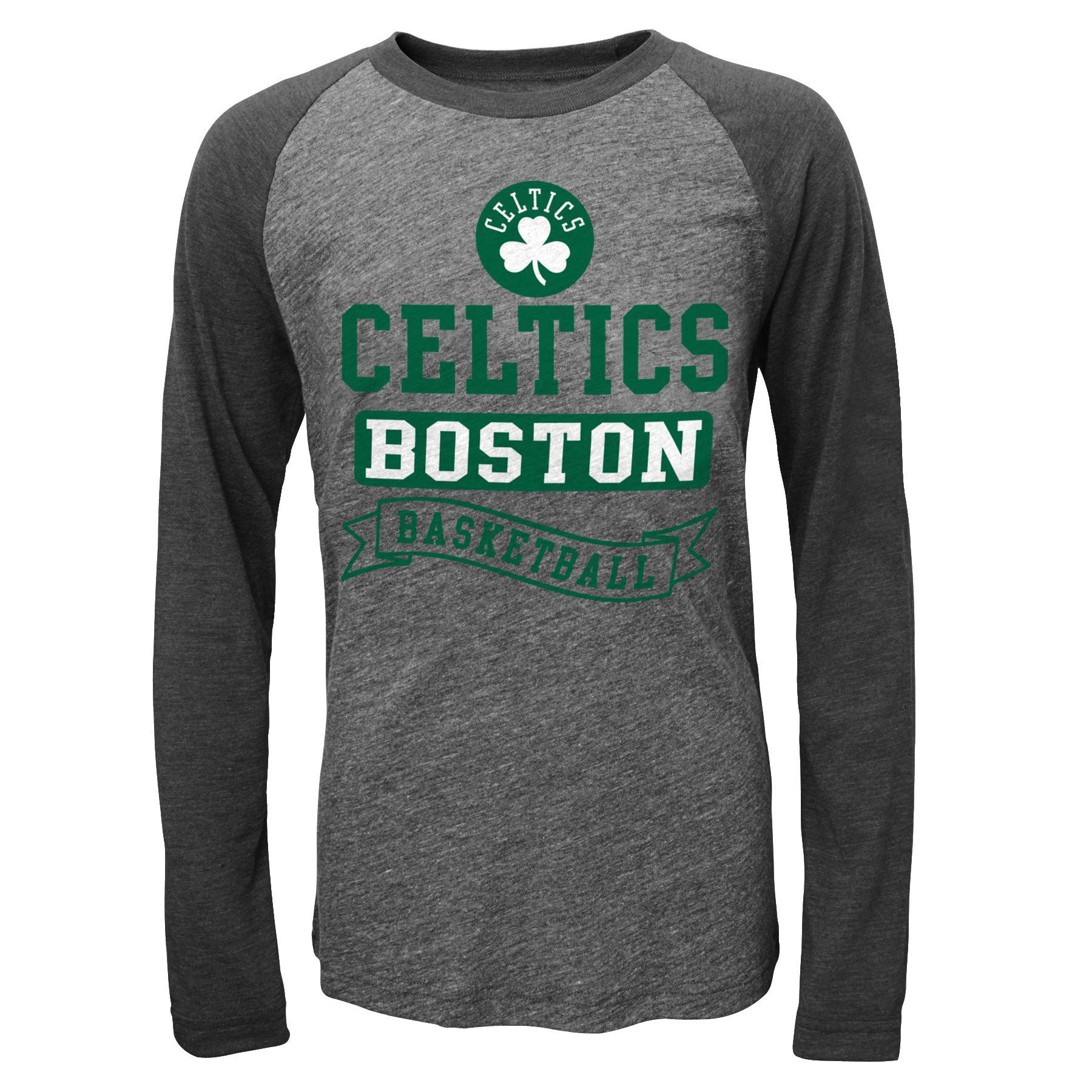 NBA Boys' Raglan T-Shirt - Boston Celtics
