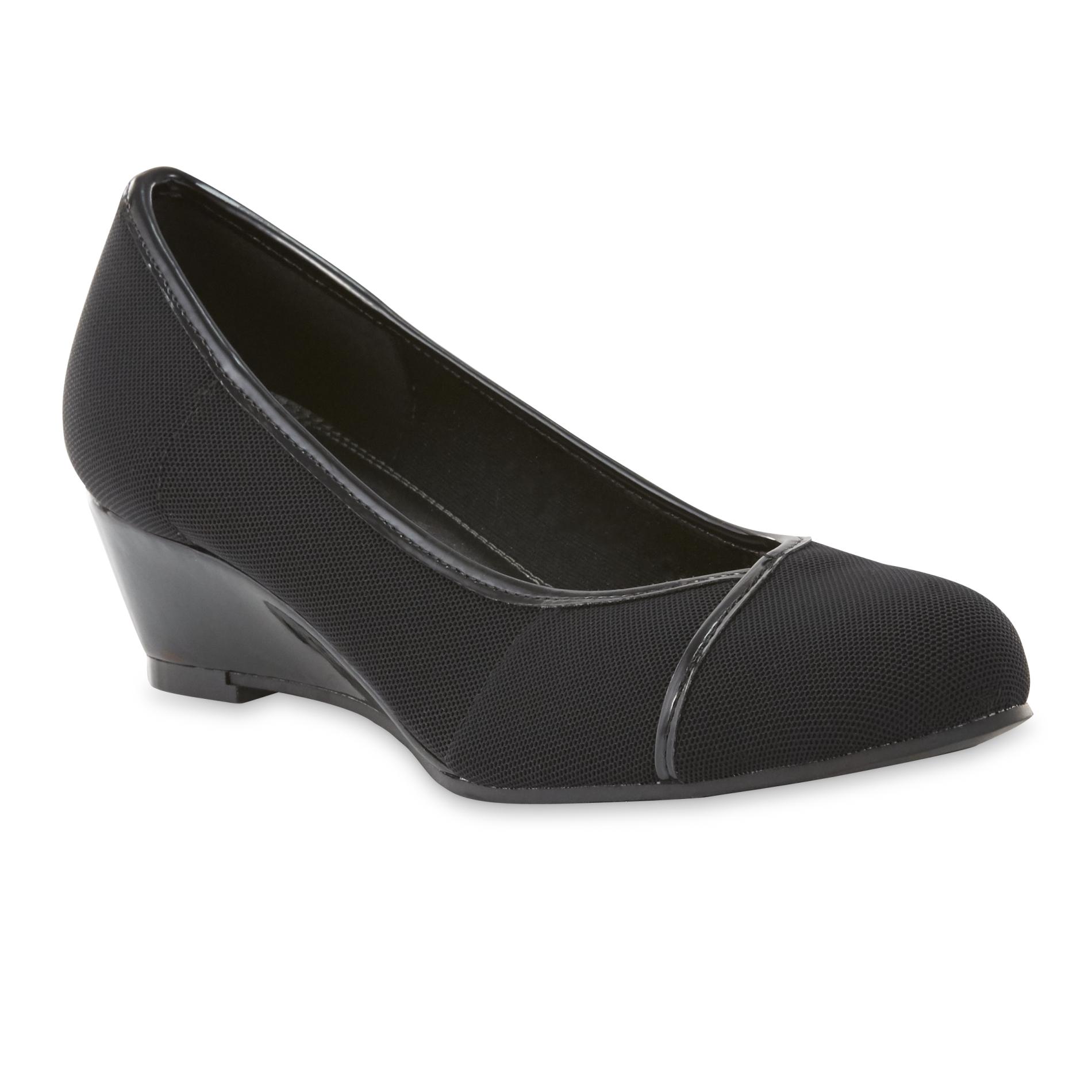 kmart black wedges