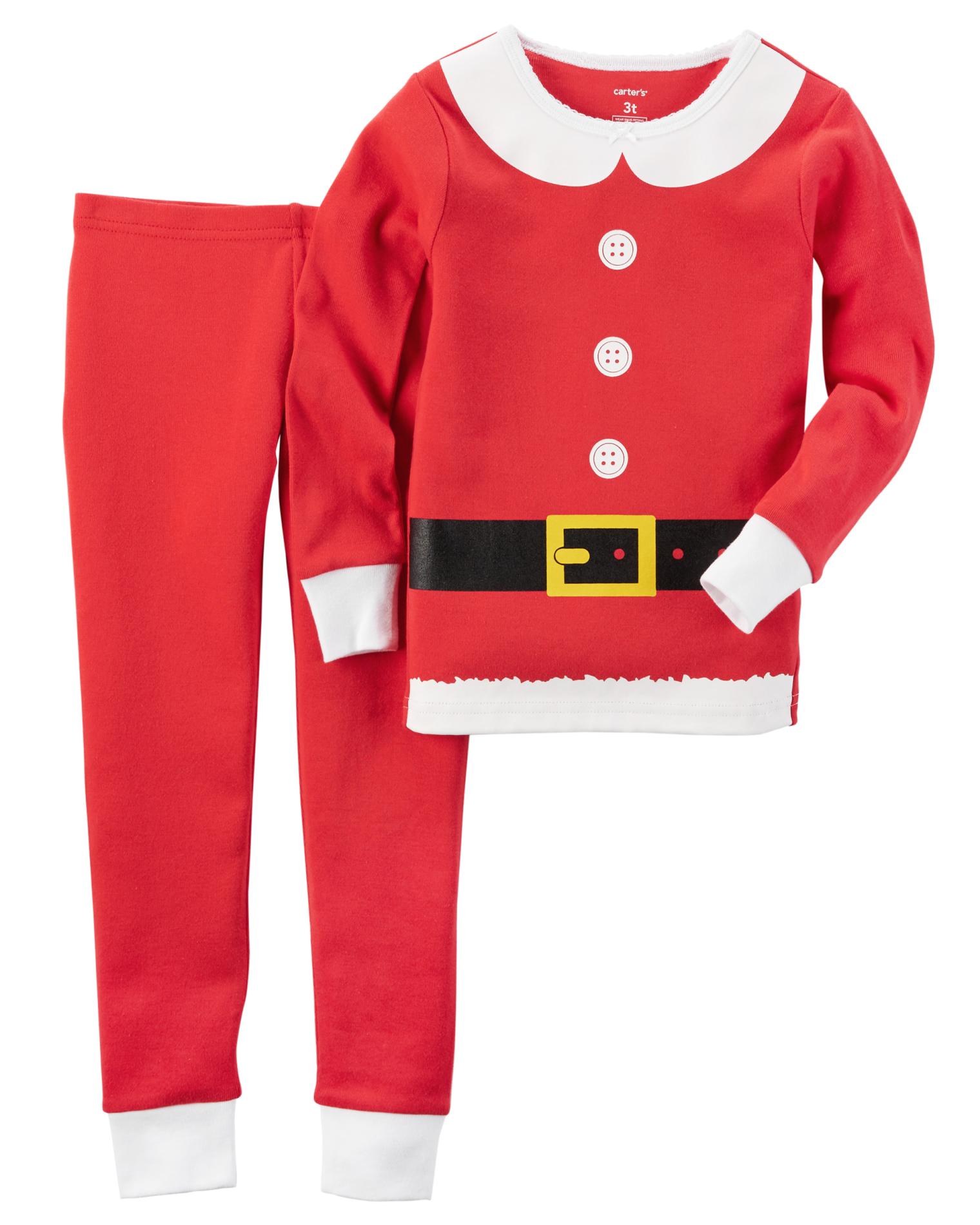 Carter's Infant & Toddler Girls' Christmas Pajama Shirt & Pants
