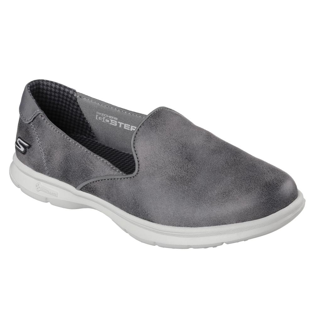 Skechers Women's GOstep Casual Shoe - Gray