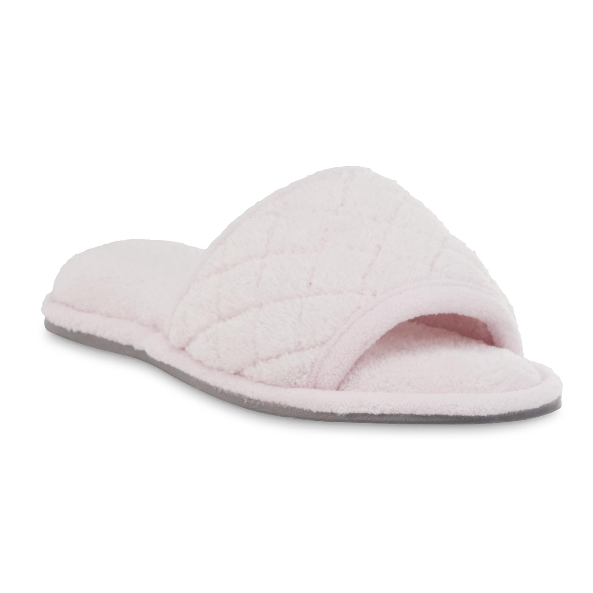 Dearfoams Women's Quilted Slipper - Pink