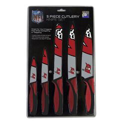 NFL The Sports Vault Tampa Bay Buccaneers Knife Set - Kitchen - 5 Pack - Special Order