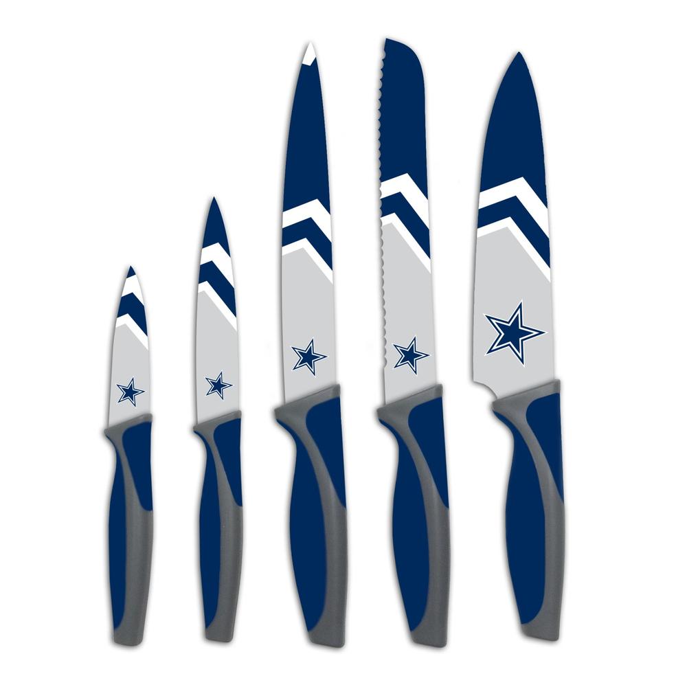 NFL 5-Piece Kitchen Knife Set - Dallas Cowboys