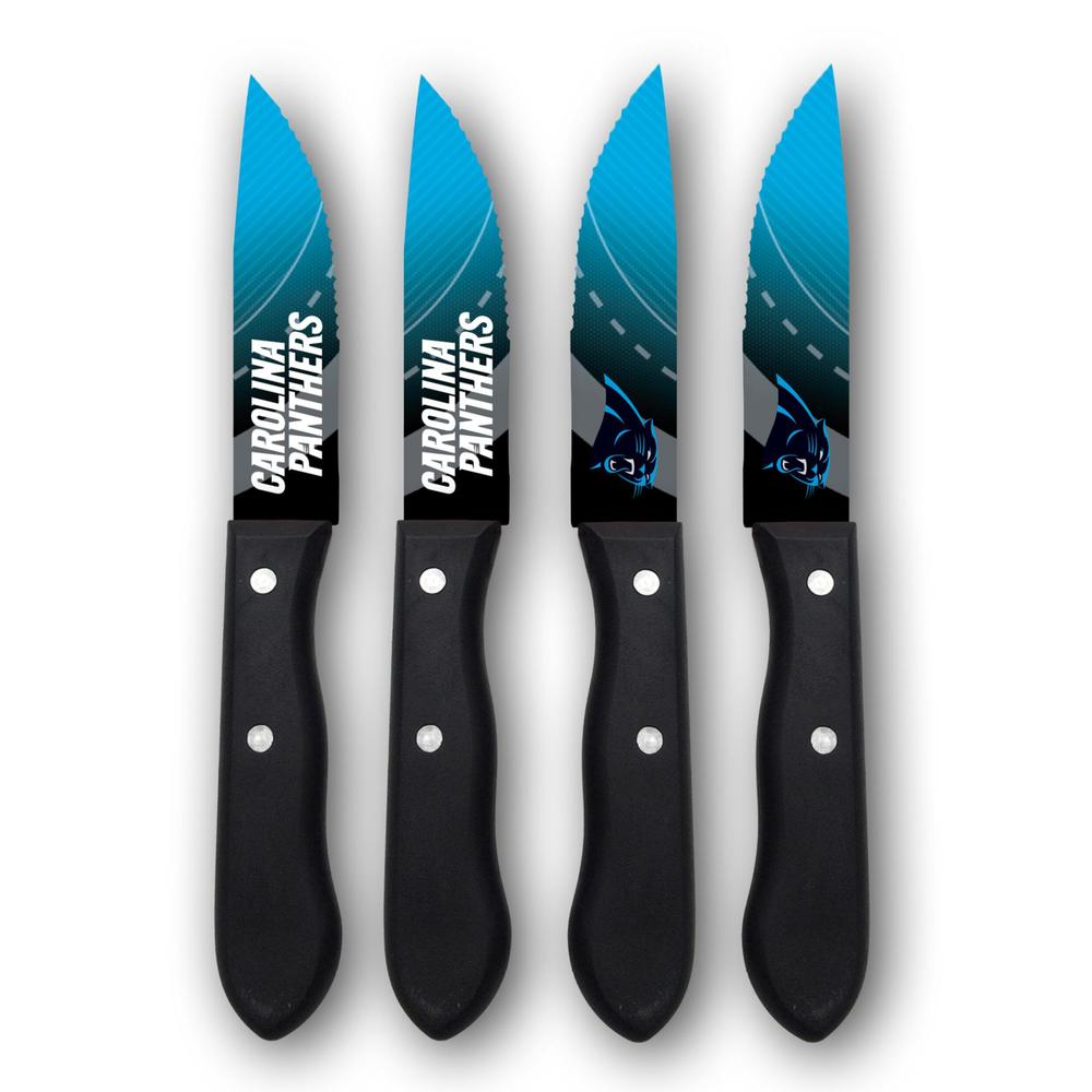 NFL 4-Piece Steak Knife Set - Carolina Panthers