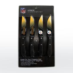 NFL The Sports Vault Pittsburgh Steelers Knife Set - Steak - 4 Pack
