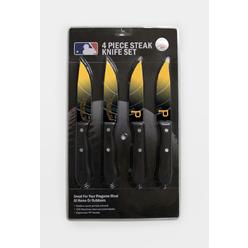 MLB The Sports Vault Pittsburgh Pirates Knife Set - Steak - 4 Pack - Special Order