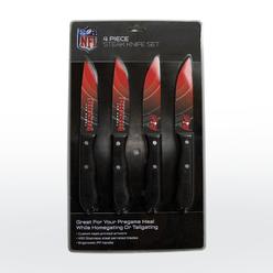 NFL The Sports Vault Tampa Bay Buccaneers Knife Set - Steak - 4 Pack