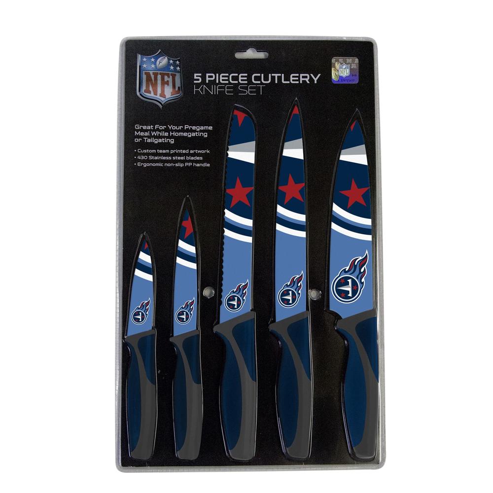 NFL 5-Piece Kitchen Knife Set - Tennessee Titans