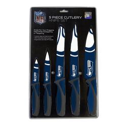 NFL The Sports Vault Seattle Seahawks Knife Set - Kitchen - 5 Pack