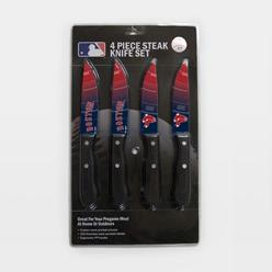 MLB The Sports Vault Boston Red Sox Knife Set - Steak - 4 Pack