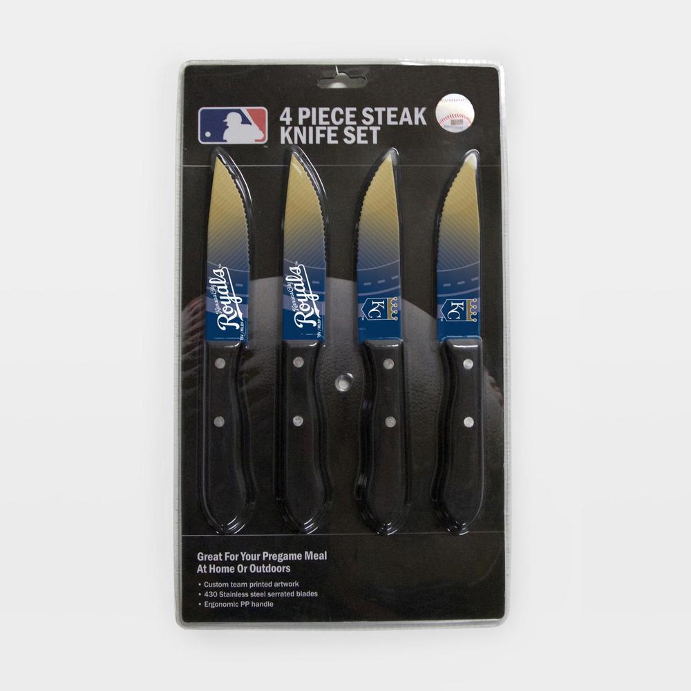 MLB 4-Piece Steak Knife Set - Kansas City Royals