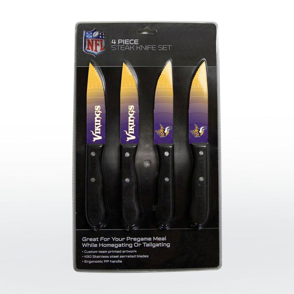 NFL 4-Piece Steak Knife Set - Minnesota Vikings