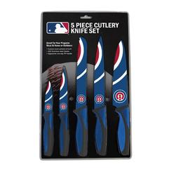 MLB The Sports Vault Chicago Cubs Knife Set - Kitchen - 5 Pack