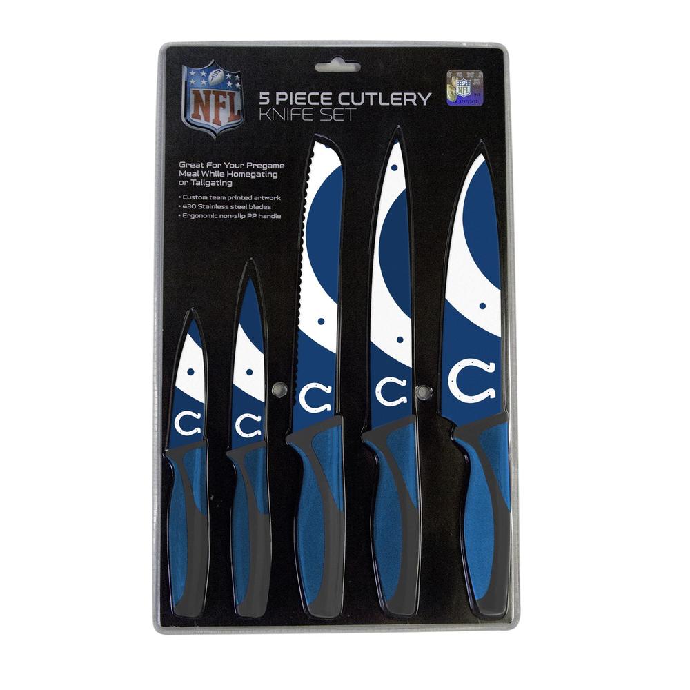 NFL 5-Piece Kitchen Knife Set - Indianapolis Colts