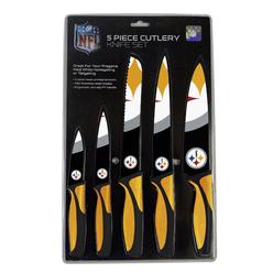 NFL sportsvault Sports Vault NFL Pittsburgh Steelers Kitchen Knives