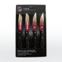 NFL The Sports Vault Sports Vault NFL San Francisco 49ers Steak Knive Set , 975