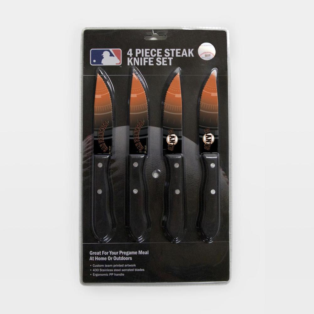 MLB 4-Piece Steak Knife Set - San Francisco Giants
