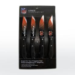 NFL The Sports Vault Cincinnati Bengals Knife Set - Steak - 4 Pack