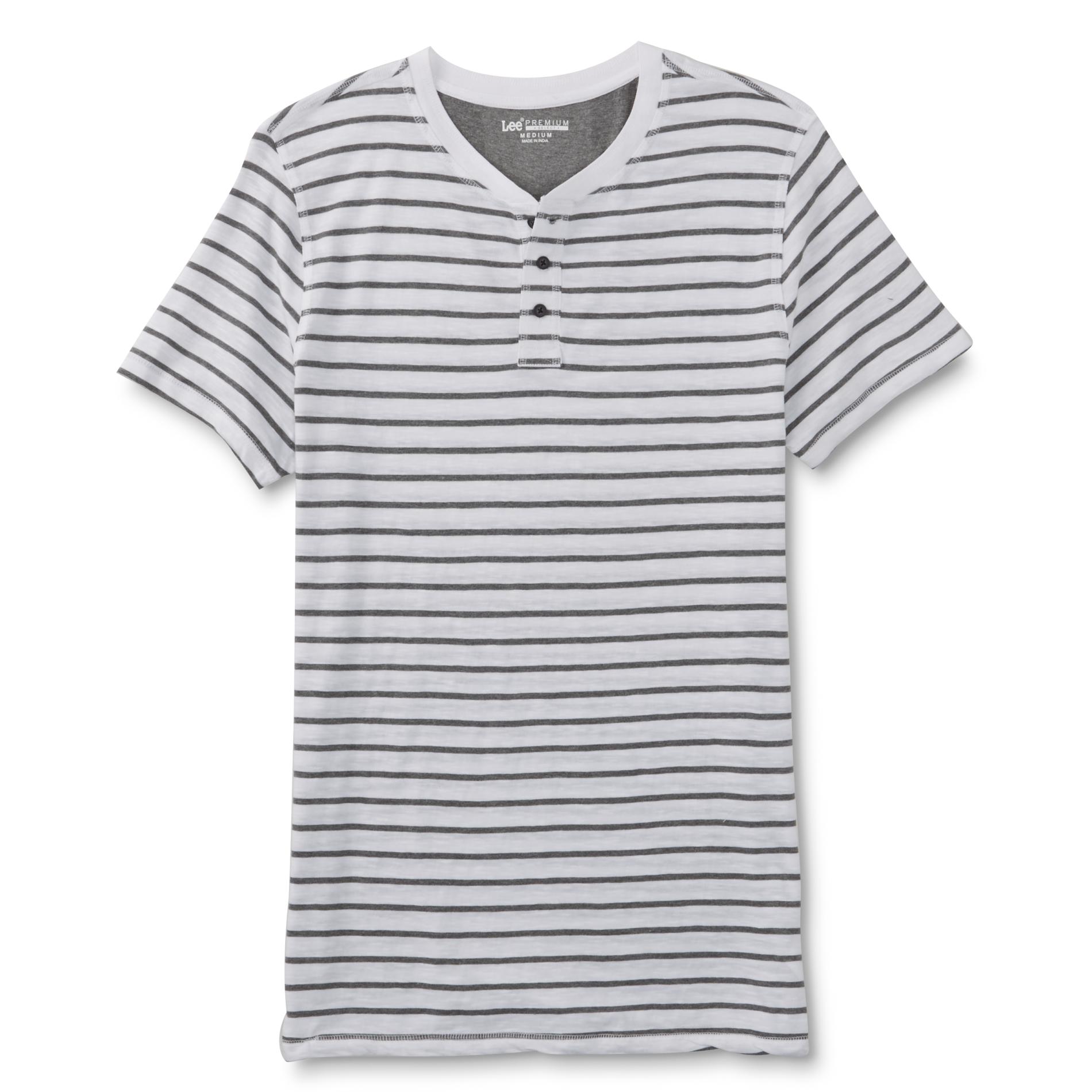 LEE Men's Henley Shirt - Striped