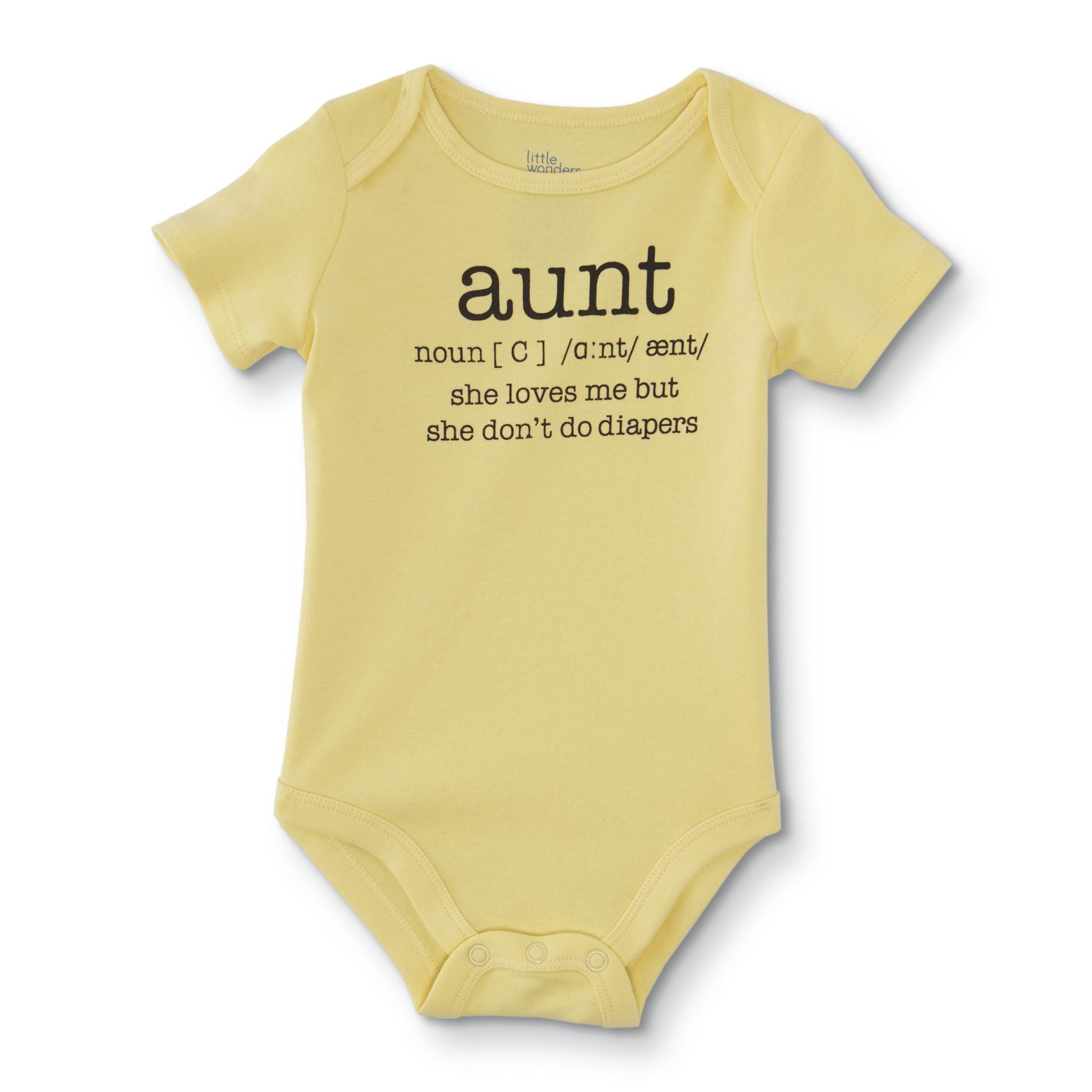 Little Wonders Infants' Graphic Bodysuit - Aunt