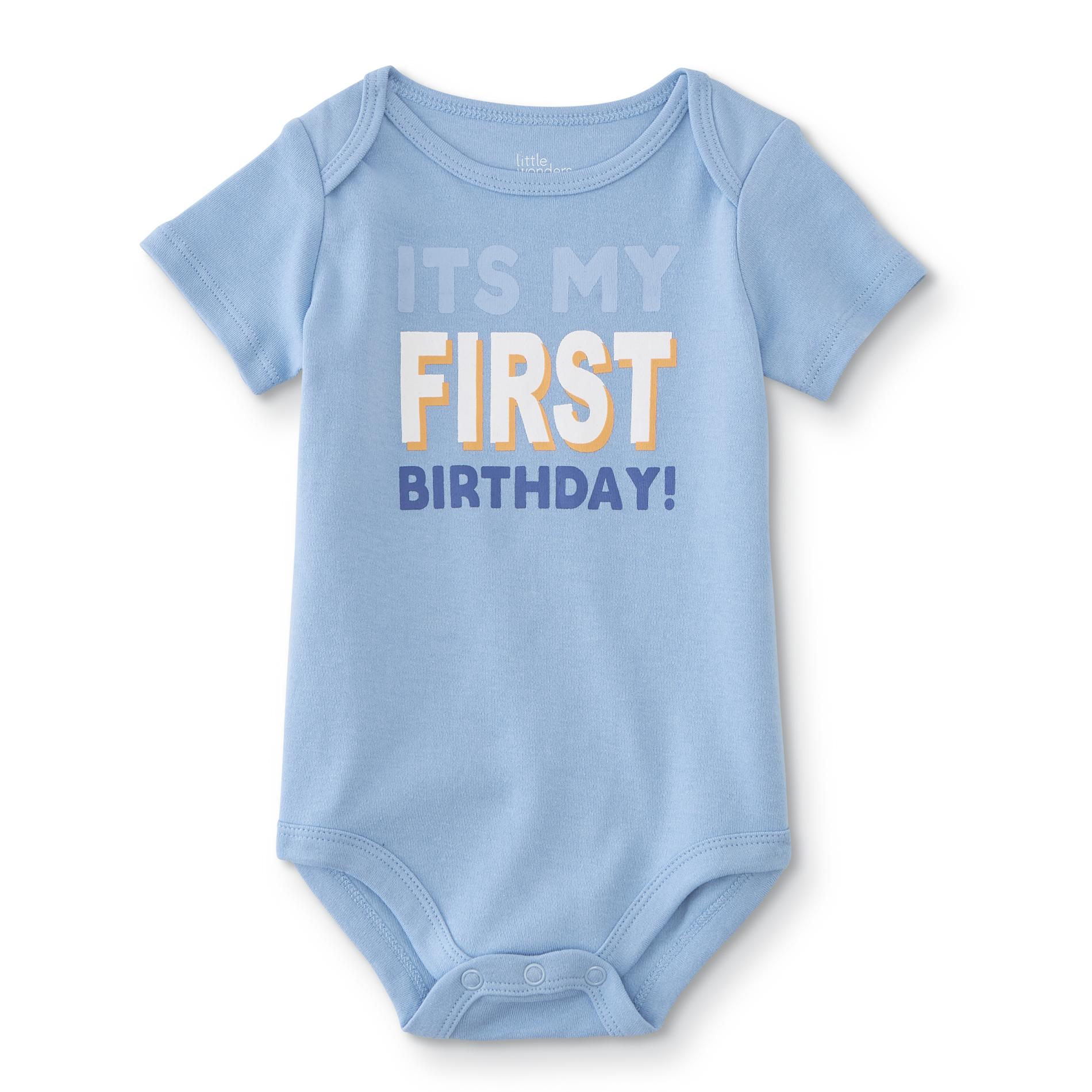 Little Wonders Infant Boys' Bodysuit - My First Birthday