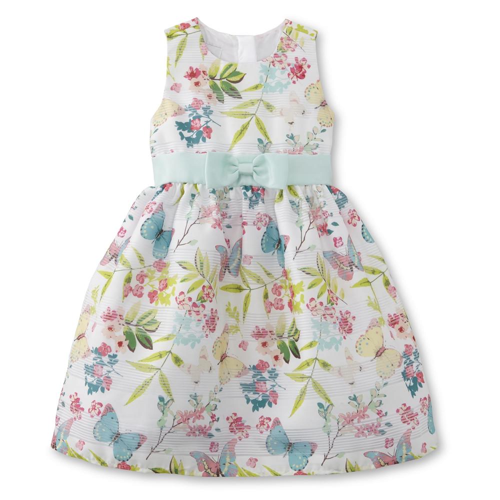 Special Editions Girls' Occasion Dress - Butterfly/Floral