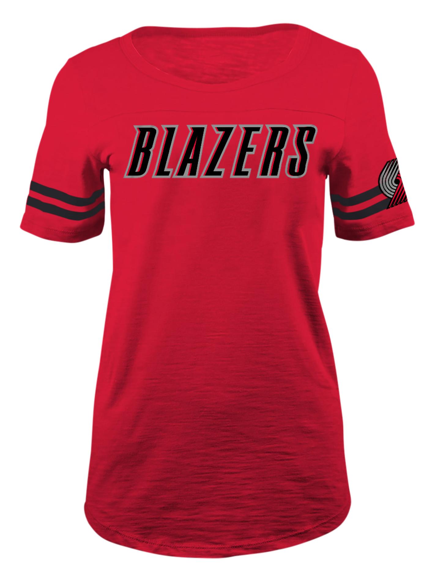 NBA(CANONICAL) Women's Burnout T-Shirt - Portland Trail Blazers