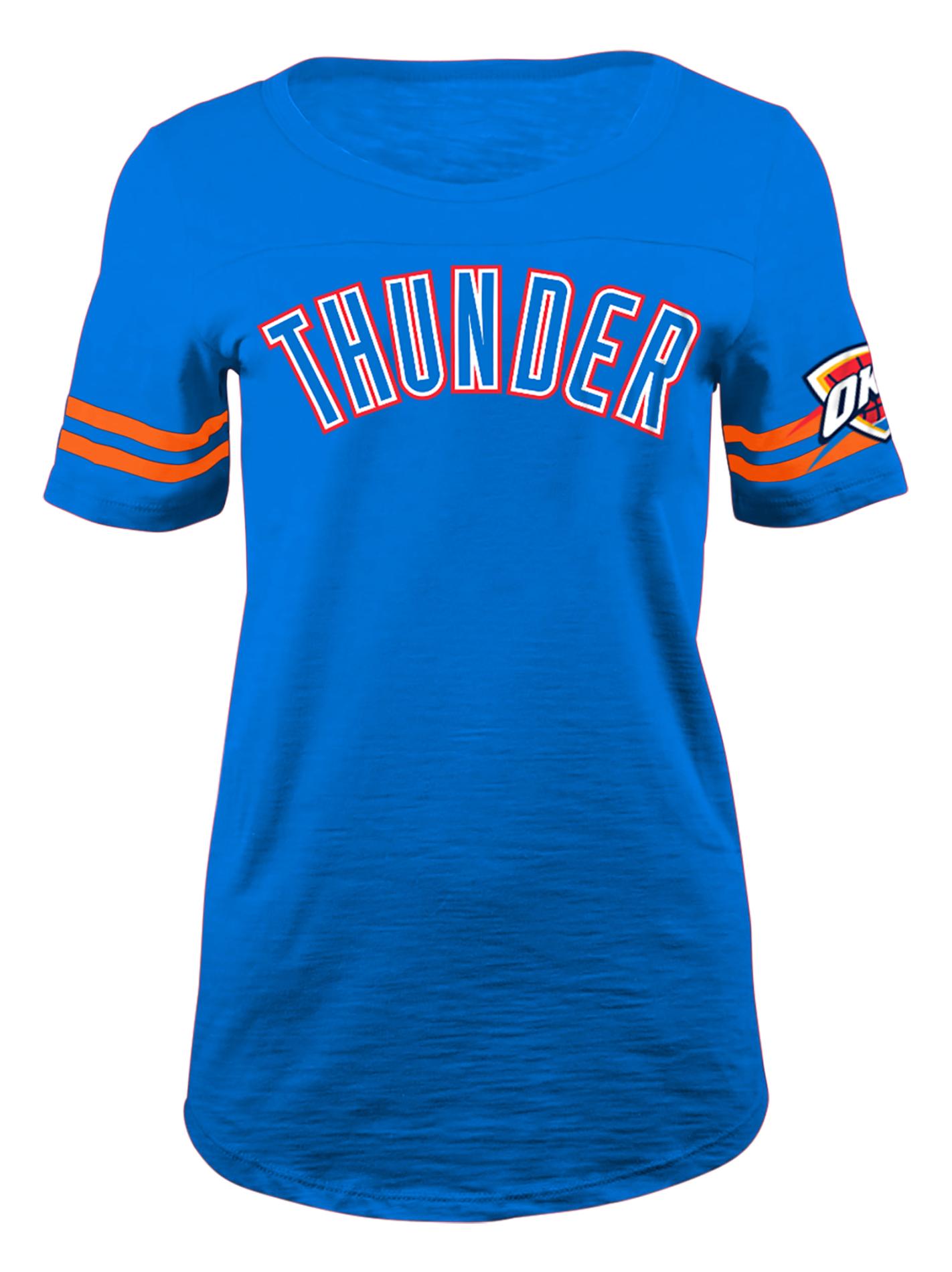 NBA(CANONICAL) Women's Burnout T-Shirt - Oklahoma City Thunder, Size: Small NBA(CANONICAL) Women's Burnout T-Shirt - Oklahoma City Thunder, Size: Small