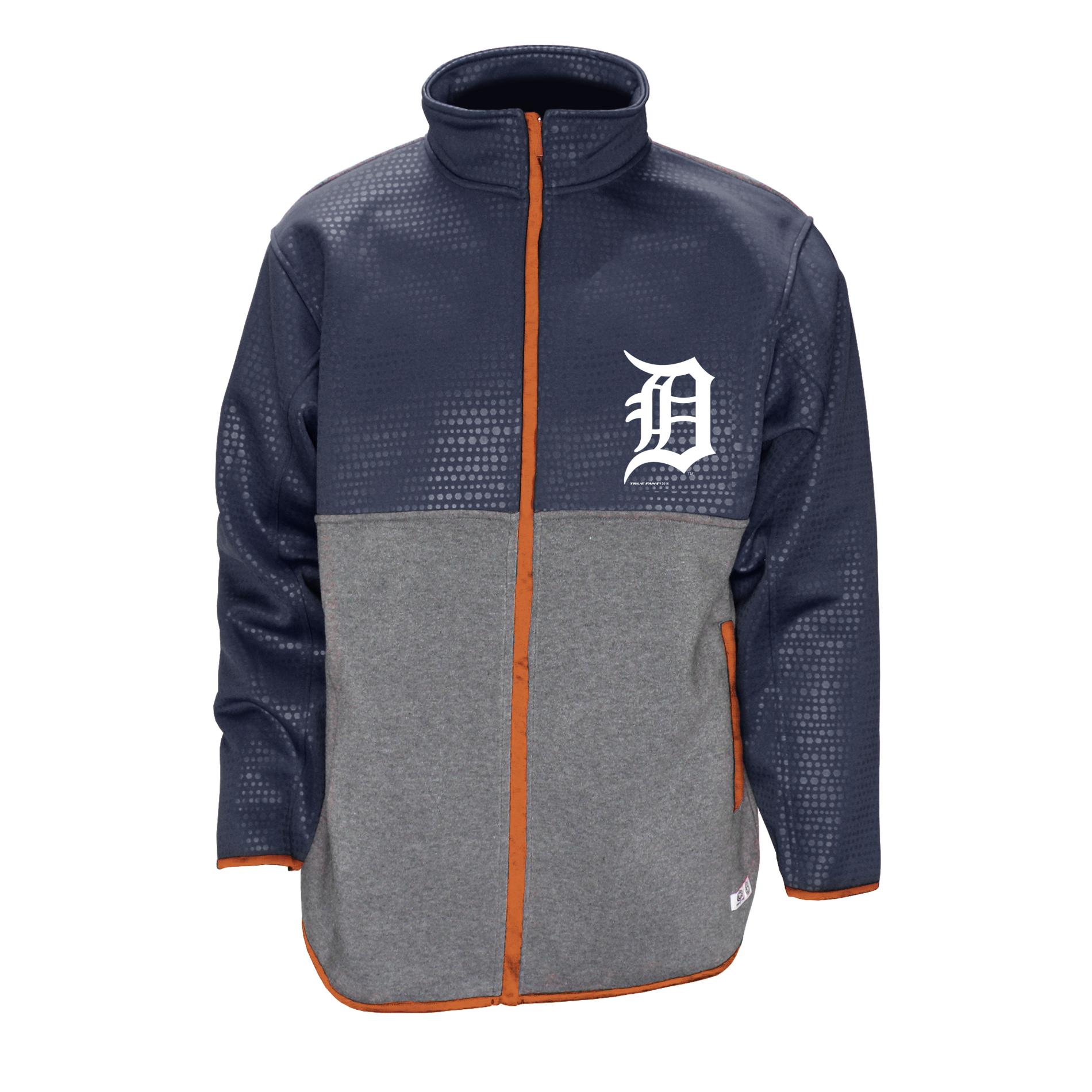 MLB Men's Colorblock Jacket - Detroit Tigers