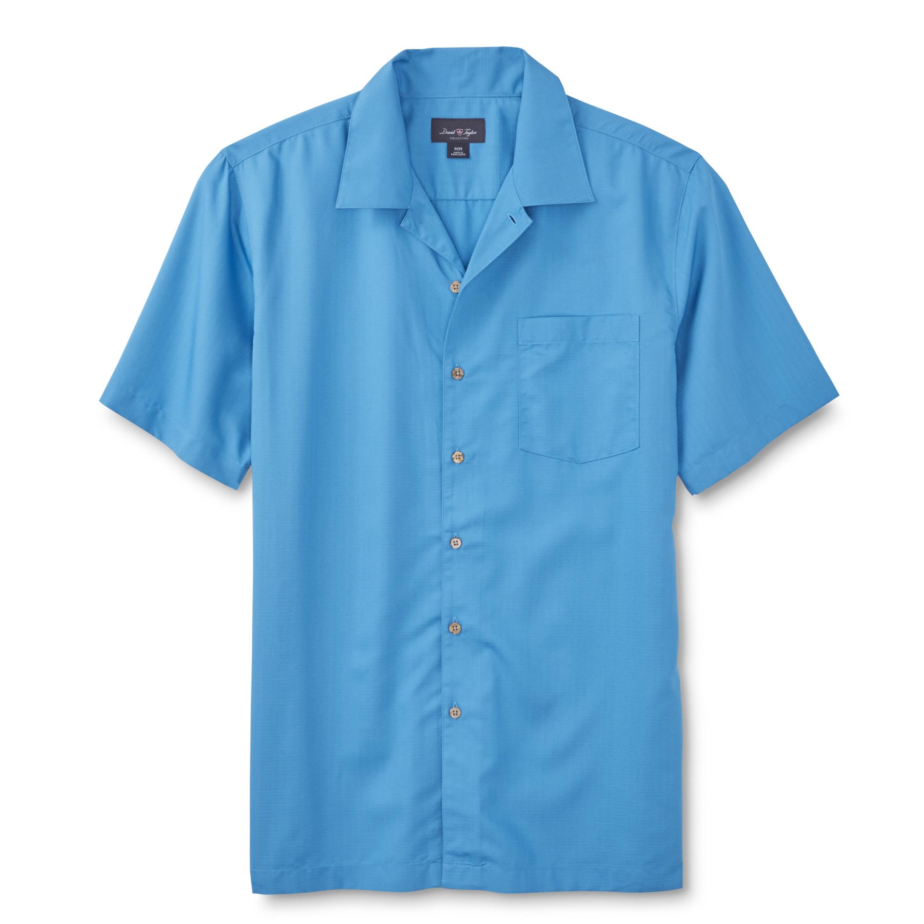 David Taylor Collection Men's Button-Front Shirt