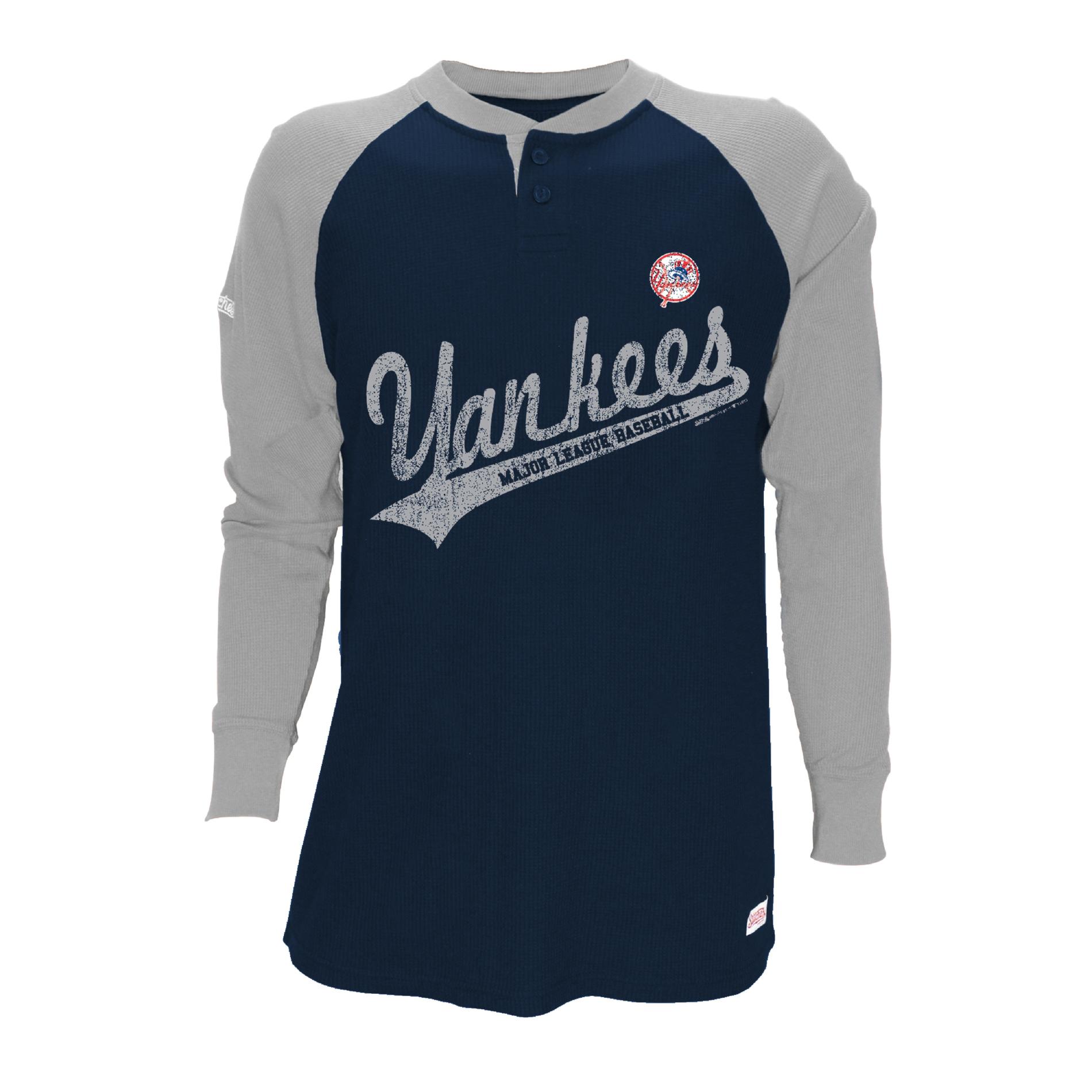 MLB Men's Henley Baseball Shirt - New York Yankees | Shop Your Way ...