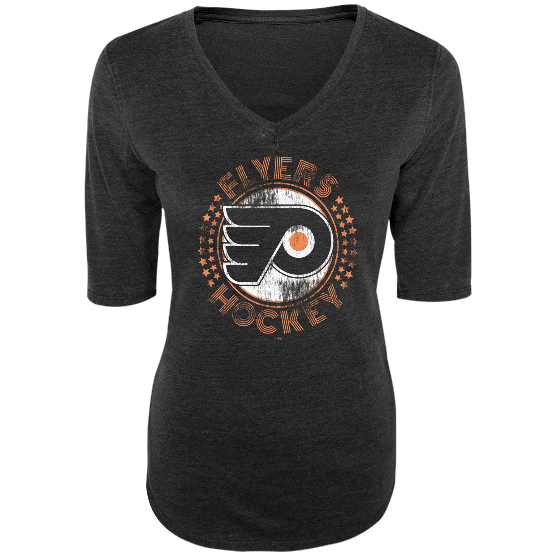 NHL Women's V-Neck T-Shirt - Philadelphia Flyers