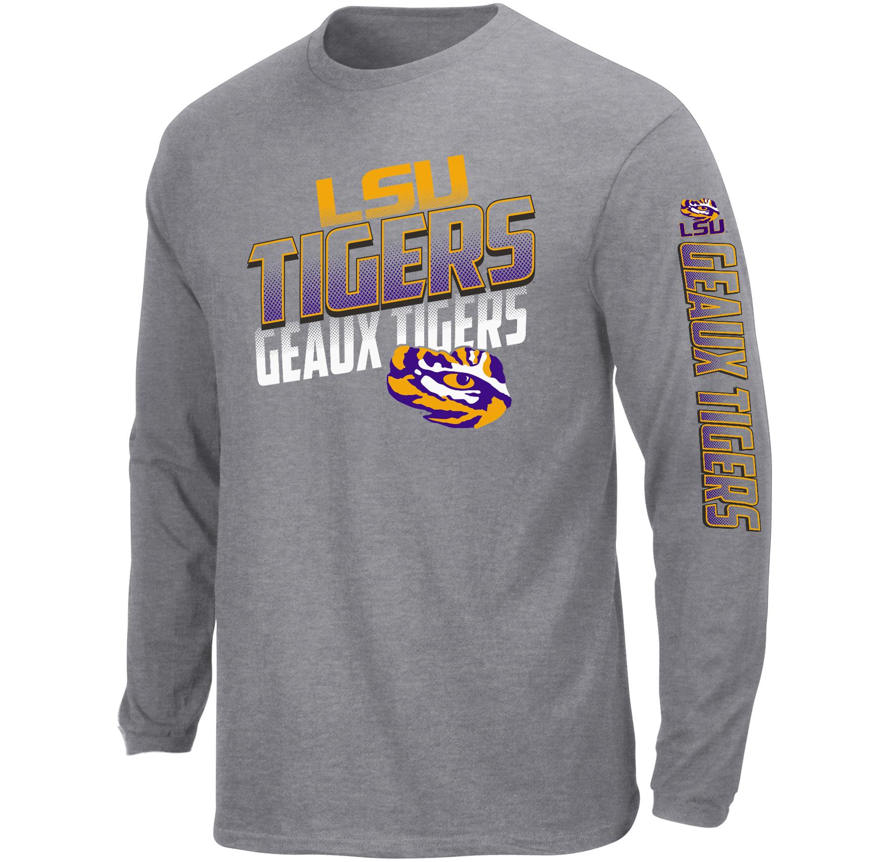 NCAA Men's Big & Tall Long-Sleeve T-Shirt - Louisiana State Tigers