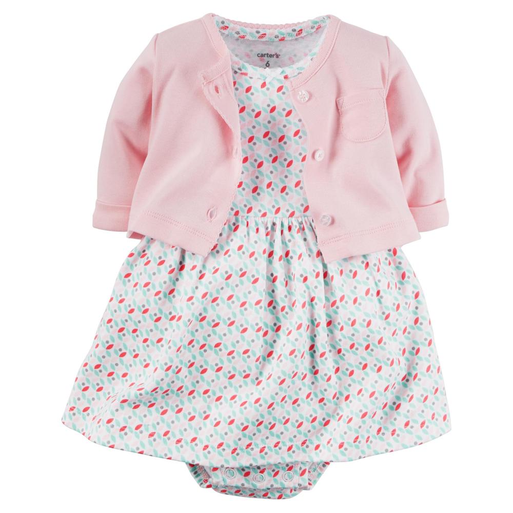 Carter's Newborn & Infant Girls' Dress & Sweater