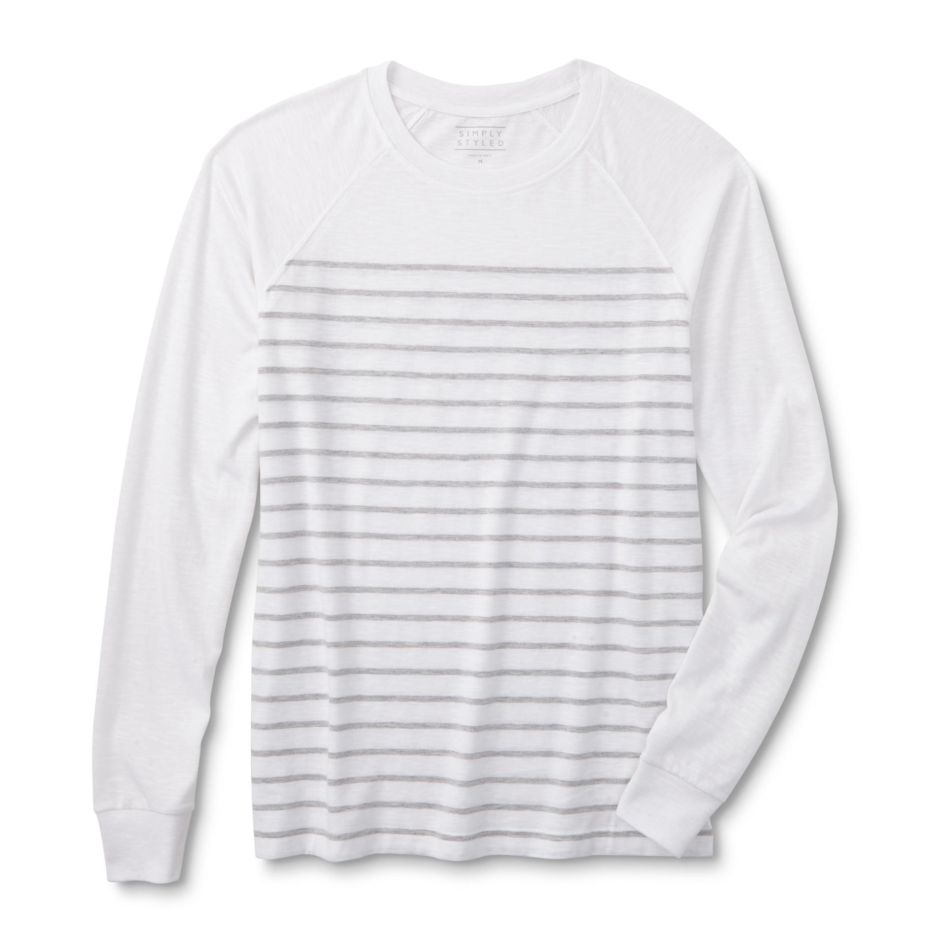 Simply Styled Men's Long-Sleeve T-Shirt - Striped