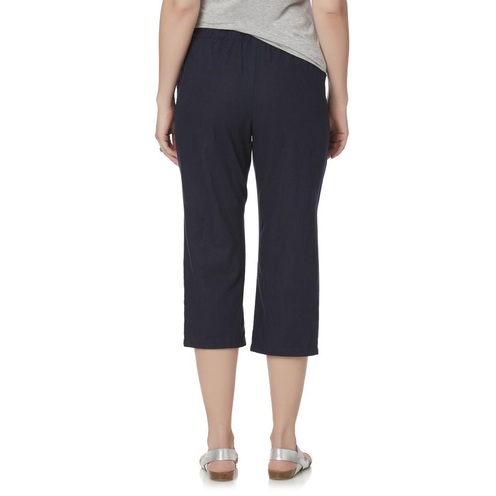 Basic Editions Women's Capri Pants