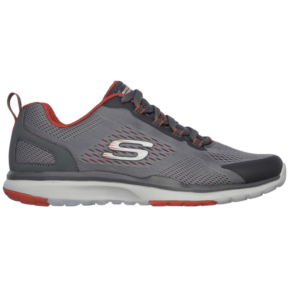 Skechers Men's Quick Shift TR Athletic Shoe - Gray/Orange