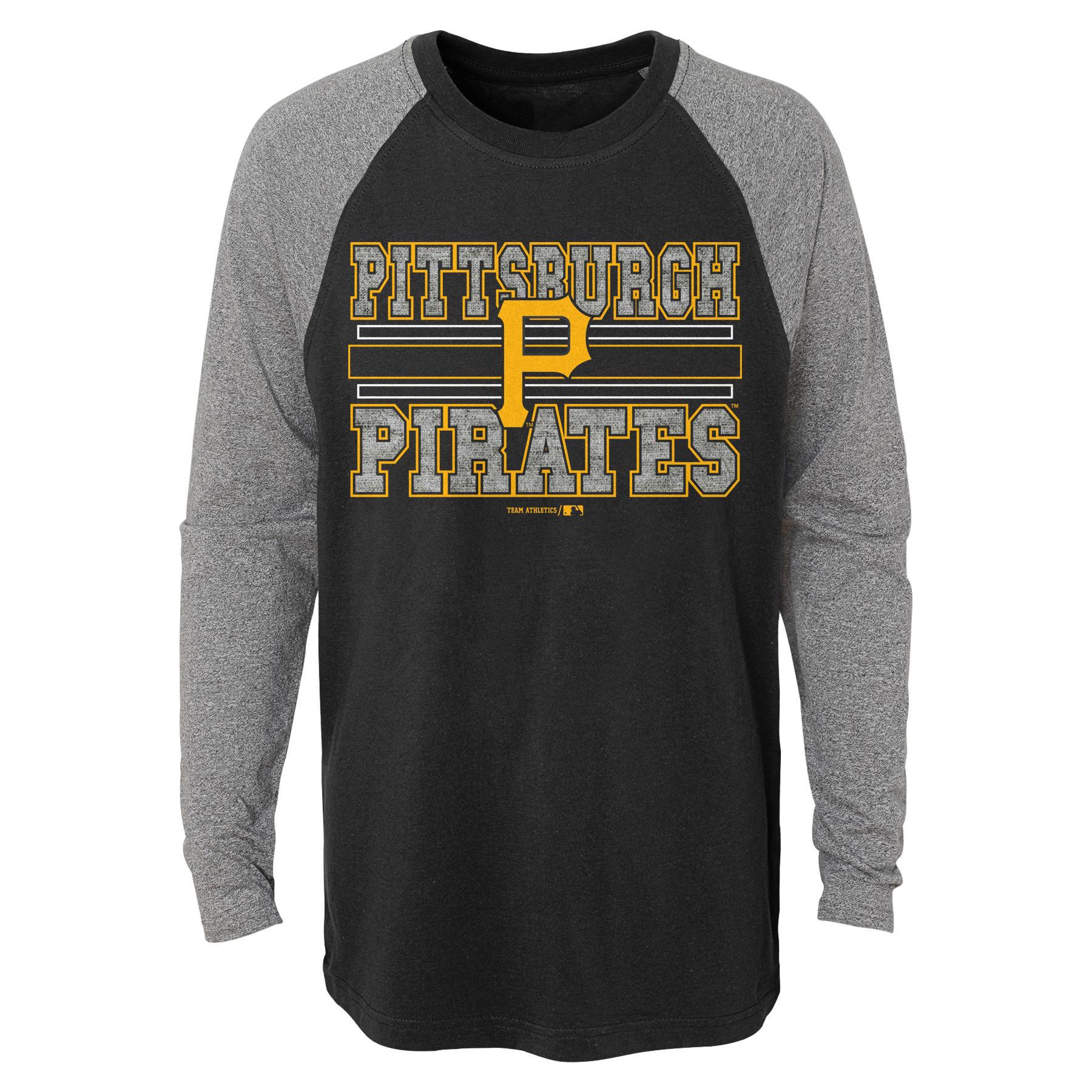 MLB Boys' Long-Sleeve T-Shirt - Pittsburgh Pirates