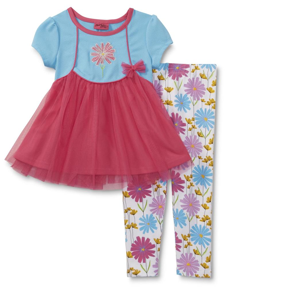 Twirl Infant & Toddler Girls' Tunic Top & Leggings - Floral
