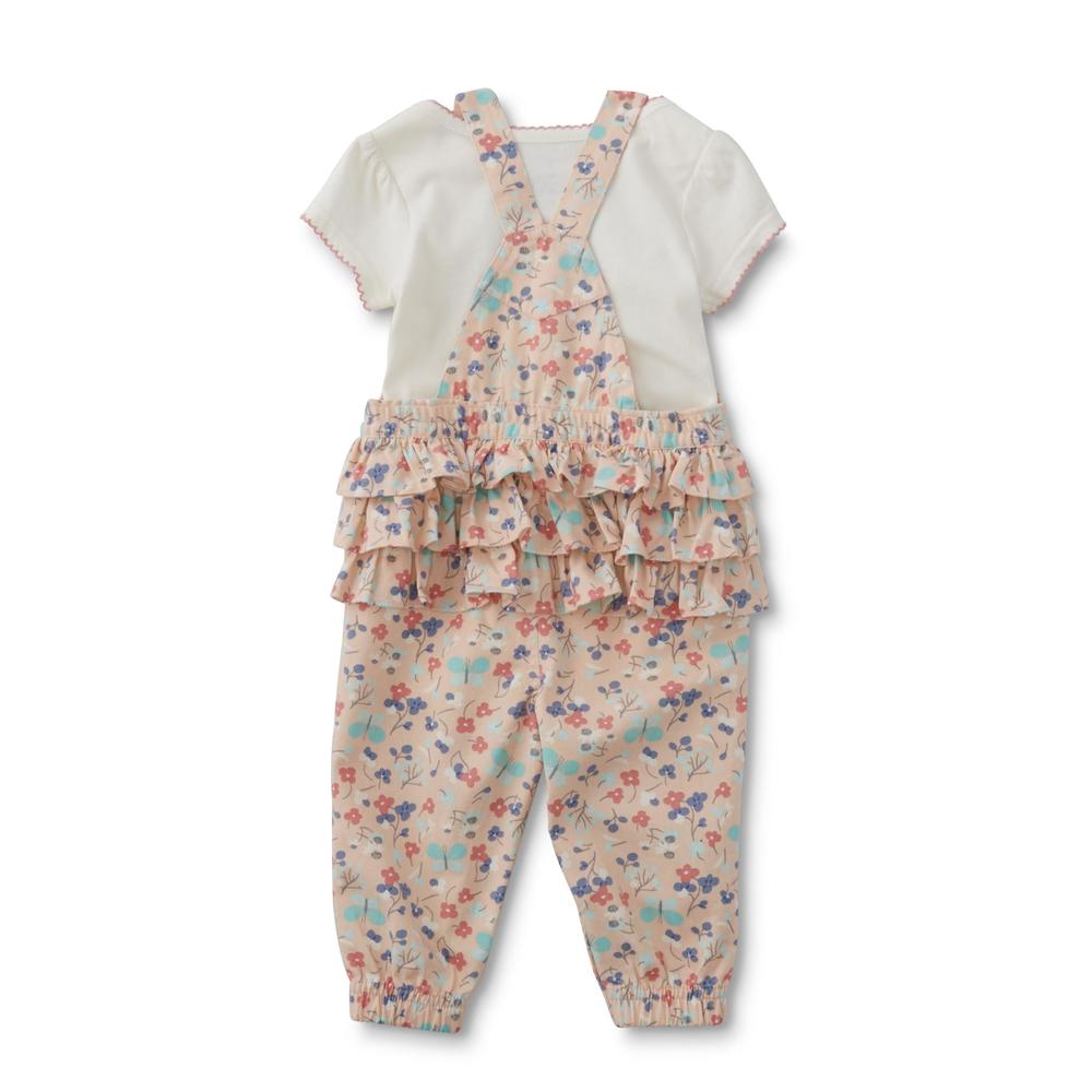 Little Wonders Newborn & Infant Girls' Overalls & Bodysuit - Floral